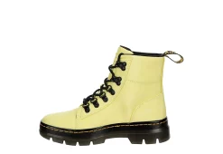 Dr. Martens Dr.martens Womens Combs Nylon Combat Boot - Yellow -Shoes Shop US 01 302908 03