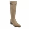Lifestride Womens Daring Wide Calf Tall Boot - Med Natural -Shoes Shop US 01 303093 00