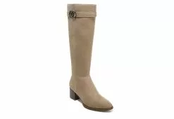 Lifestride Womens Daring Wide Calf Tall Boot - Med Natural