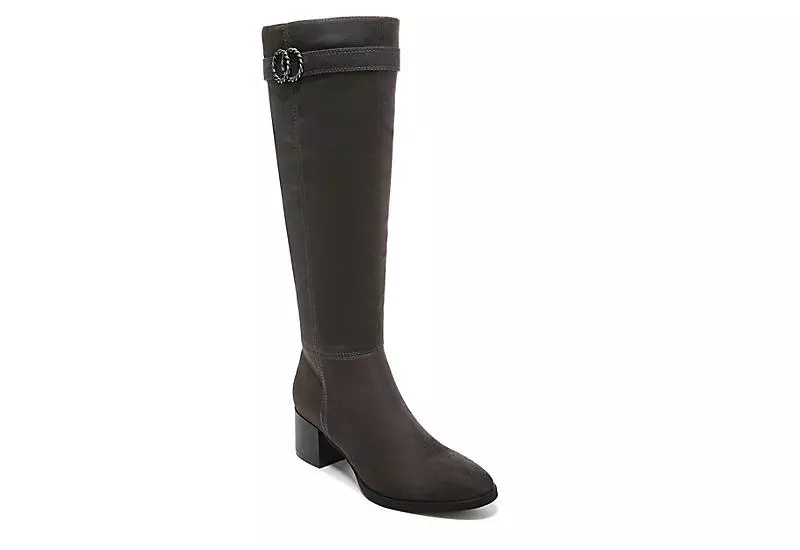 Lifestride Womens Daring Wide Calf Tall Boot - Dark Grey 3 Lifestride Womens Daring Wide Calf Tall Boot - Dark Grey