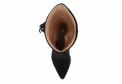 Journee Collection Womens Hartly Fringed Wide Calf Dress Boot - Black -Shoes Shop US 01 303177 05