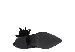 Journee Collection Womens Hartly Fringed Wide Calf Dress Boot - Black -Shoes Shop US 01 303177 06