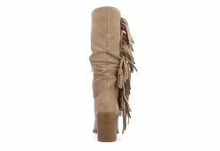 Journee Collection Womens Hartly Fringed Extra Wide Calf Dress Boot - Taupe 13 Journee Collection Womens Hartly Fringed Extra Wide Calf Dress Boot - Taupe -Shoes Shop US 01 303183 04