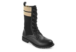 Journee Collection Womens Melei Lace Up Boot - Black