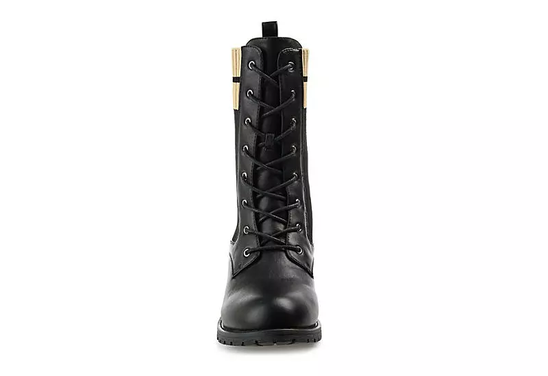 Journee Collection Womens Melei Lace Up Boot - Black 5 Journee Collection Womens Melei Lace Up Boot - Black - Image 3