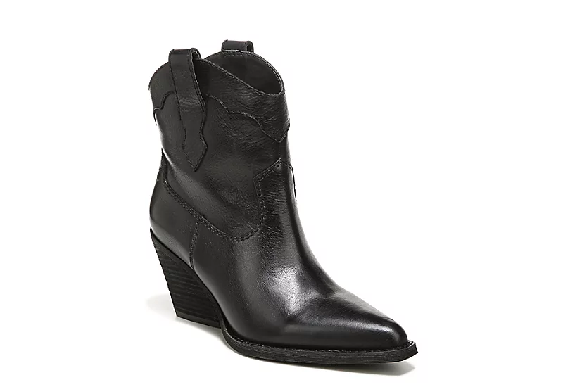 Zodiac Womens Roslyn Western Boot - Black 3 Zodiac Womens Roslyn Western Boot - Black