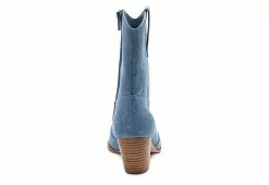 Coconuts Womens Bambi Western Boot - Blue -Shoes Shop US 01 303494 04