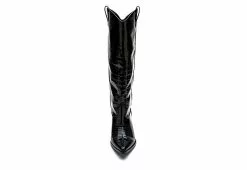 Coconuts Womens Jax Tall Western Boot - Black -Shoes Shop US 01 303523 02
