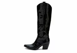 Coconuts Womens Jax Tall Western Boot - Black -Shoes Shop US 01 303523 03