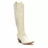Coconuts Womens Jax Tall Western Boot - Ivory 1 Coconuts Womens Jax Tall Western Boot - Ivory -Shoes Shop US 01 303524 00