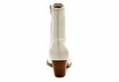 Coconuts Womens Kyra Ankle Western Boot - Bone -Shoes Shop US 01 303526 04