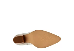 Coconuts Womens Kyra Ankle Western Boot - Bone -Shoes Shop US 01 303526 06