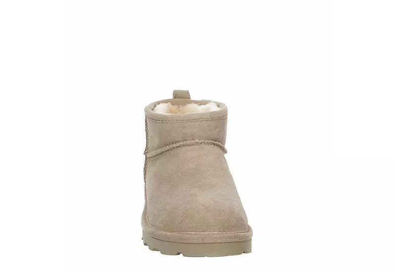 Bearpaw Womens Shorty Fur Boot - Taupe 5 Bearpaw Womens Shorty Fur Boot - Taupe - Image 3