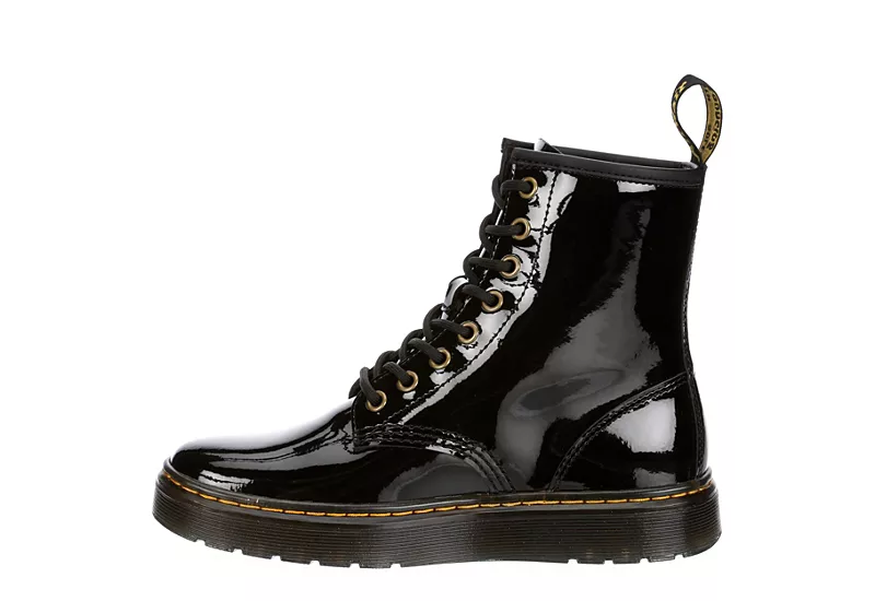 Dr. Martens Dr.martens Womens Zavala Combat Boot - Black 6 Dr. Martens Dr.martens Womens Zavala Combat Boot - Black - Image 4