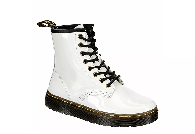 Dr. Martens Dr.martens Womens Zavala Combat Boot - White 3 Dr. Martens Dr.martens Womens Zavala Combat Boot - White