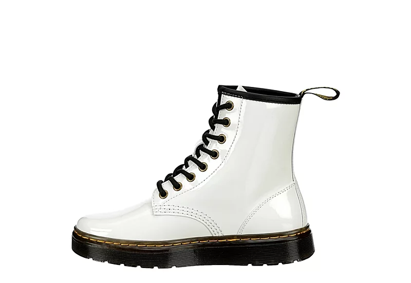 Dr. Martens Dr.martens Womens Zavala Combat Boot - White 6 Dr. Martens Dr.martens Womens Zavala Combat Boot - White - Image 4