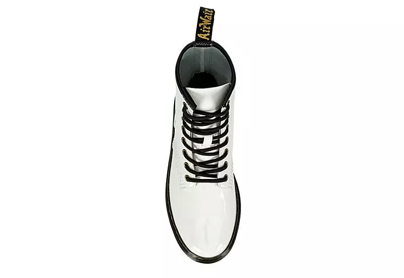 Dr. Martens Dr.martens Womens Zavala Combat Boot - White 8 Dr. Martens Dr.martens Womens Zavala Combat Boot - White - Image 6