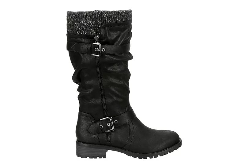 Xappeal Womens Chelsey Tall Boot - Black 4 Xappeal Womens Chelsey Tall Boot - Black - Image 2