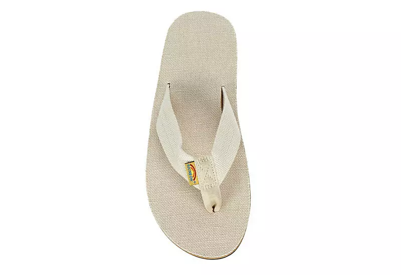 Rainbow Sandals Womens Single Layer Hemp Flip Flop Sandal - Natural 8 Rainbow Sandals Womens Single Layer Hemp Flip Flop Sandal - Natural - Image 6
