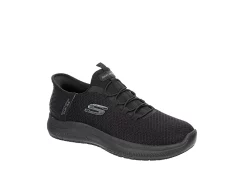Skechers Womens Slip-ins Summits Enslee Slip Resistant Work Shoe - Black